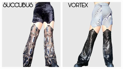 Sequin Garter Pants